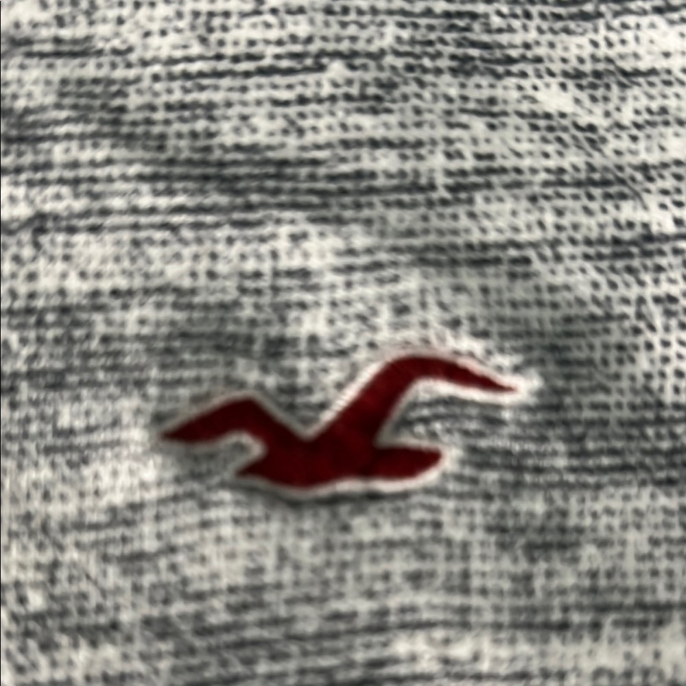 Hollister Gray Short Sleeve Tee Modern Athletic Style - Picture 3 of 4